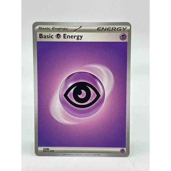 Basic Psychic Energy Scarlet & Violet Pokemon TCG 005 Mint Unplayed‎ - Picture 1 of 6